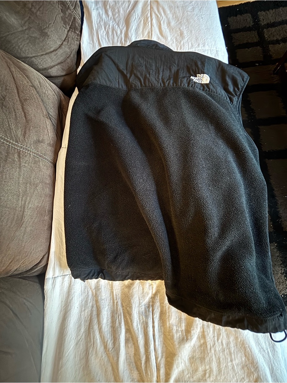 The North Face Black Insulated Fleece-Trim Vest,Polartec vintage sleeveless vest - Picture 13 of 14